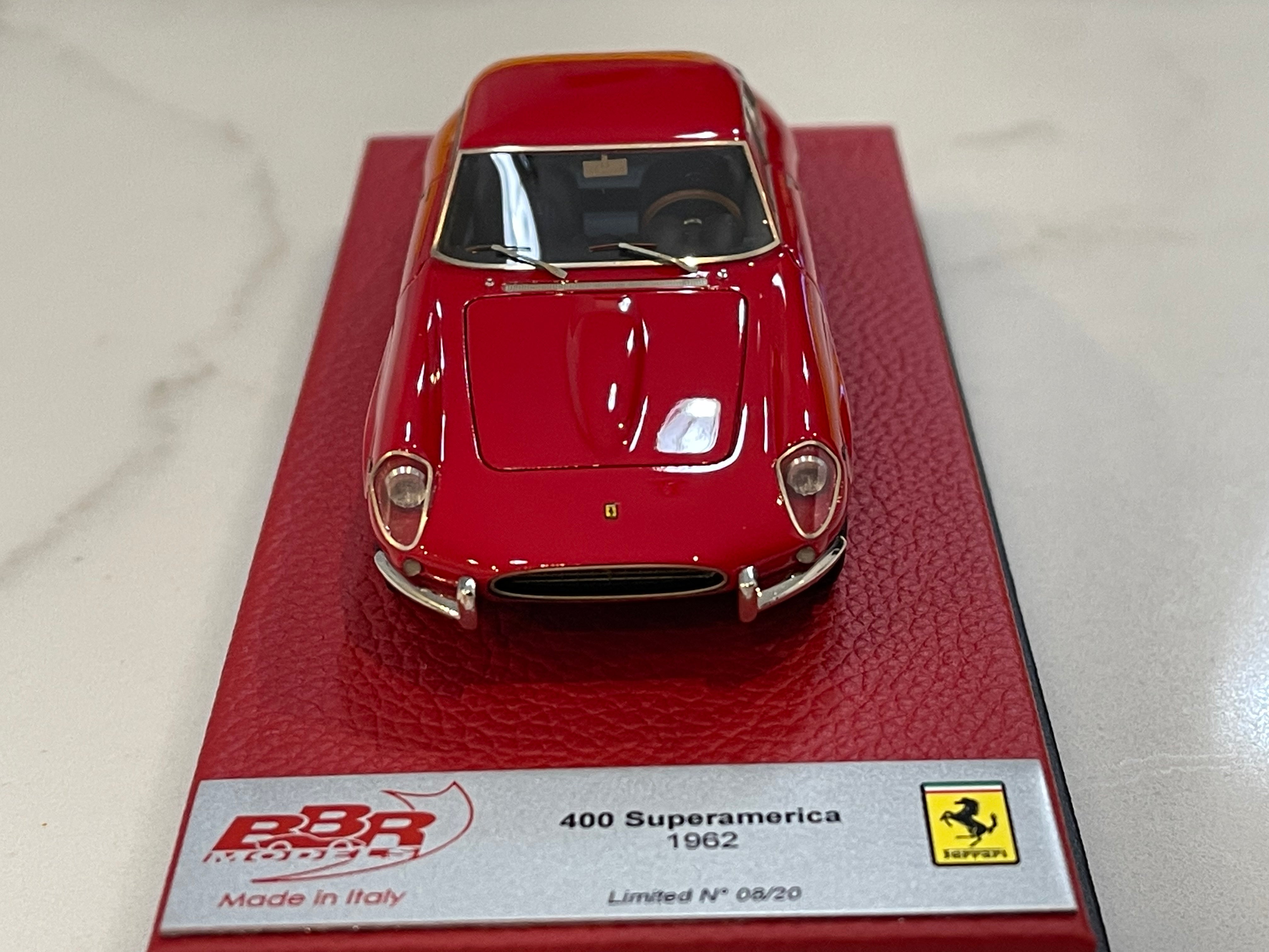 BBR 1/43 Ferrari 400 Superamerica 1962 Red BBR232BPRE – Paddock