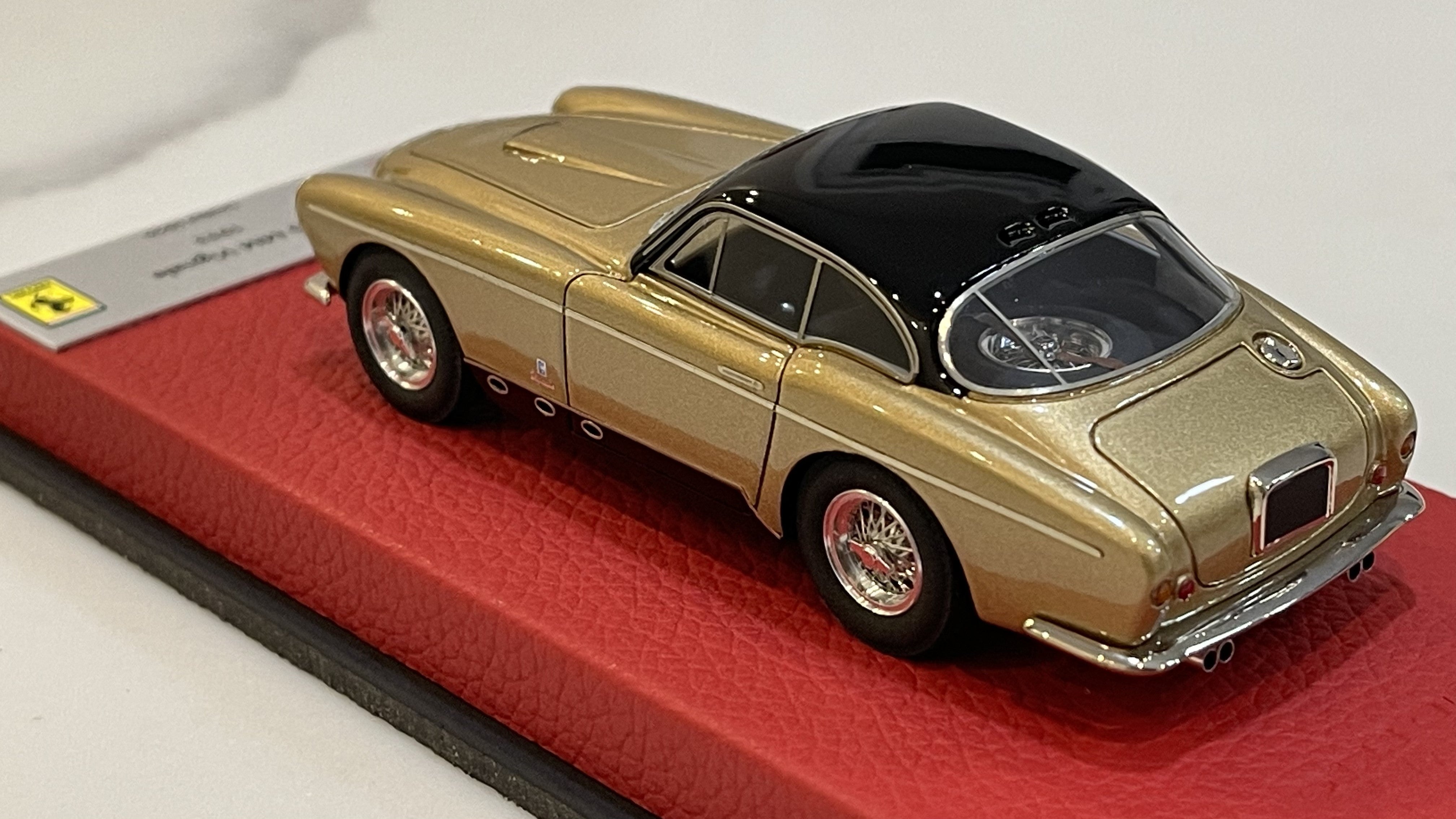 BBR 1/43 Ferrari 250 MM Vignale Coupe 1953 Met. Gold/Black BBR240APRE