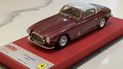 BBR 1/43 Ferrari 375 America Coupe 1953 Dark Red/Ivory BBR244CPRE