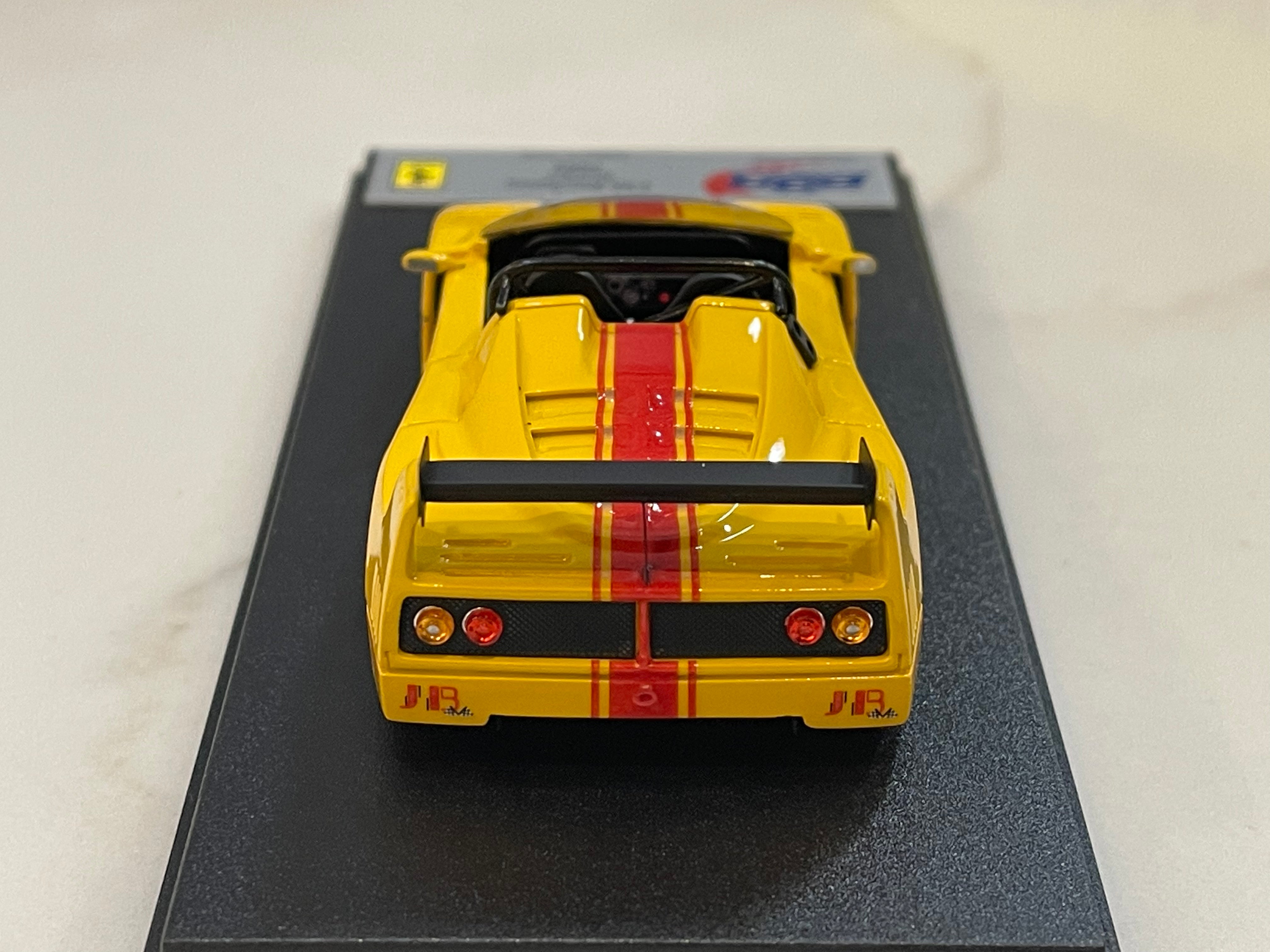 BBR 1/43 Ferrari F40 Barchetta Beurlys 1994 Yellow BBR249C