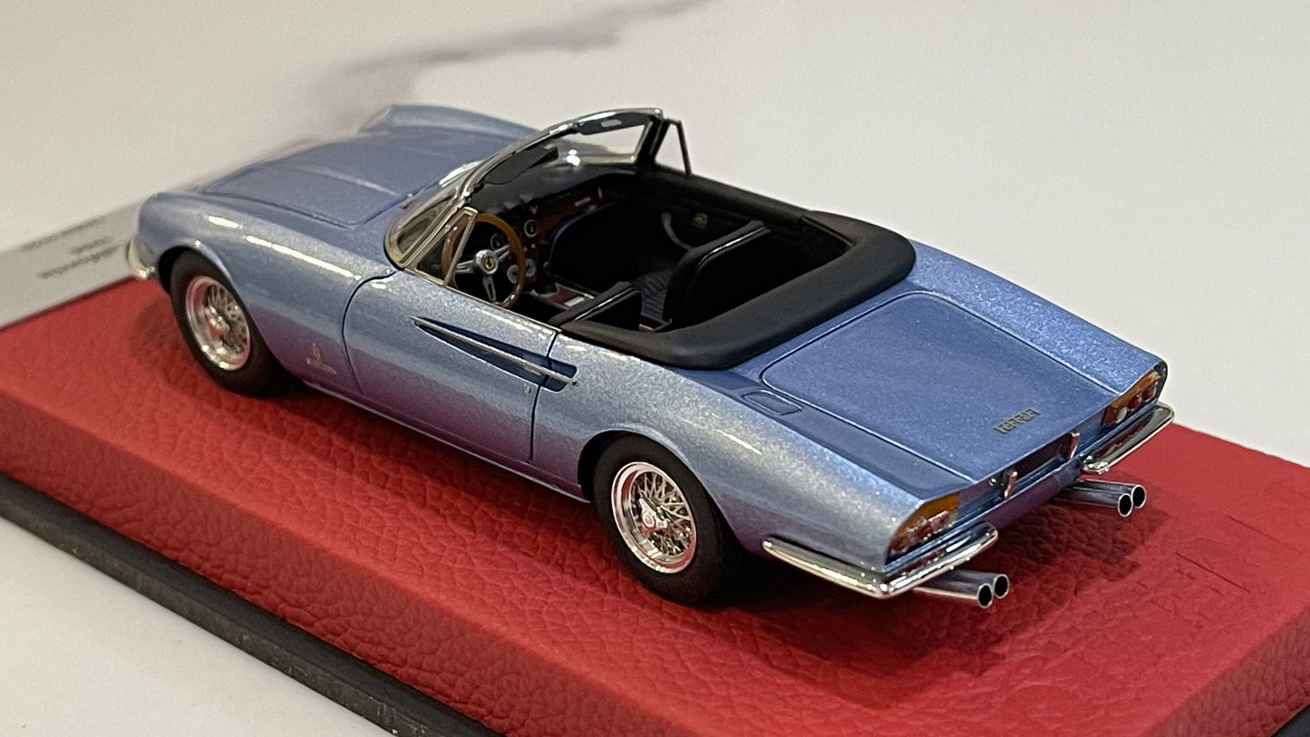 BBR 1/43 Ferrari 365 California 1966 Met. Light Blue BBR255CPRE