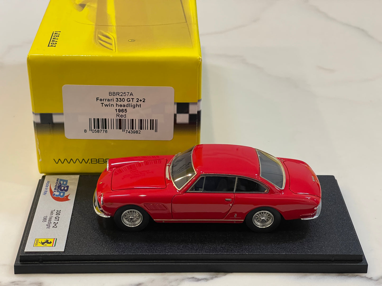 BBR 1/43 Ferrari 330 GT 2+2 1965 Red BBR257A