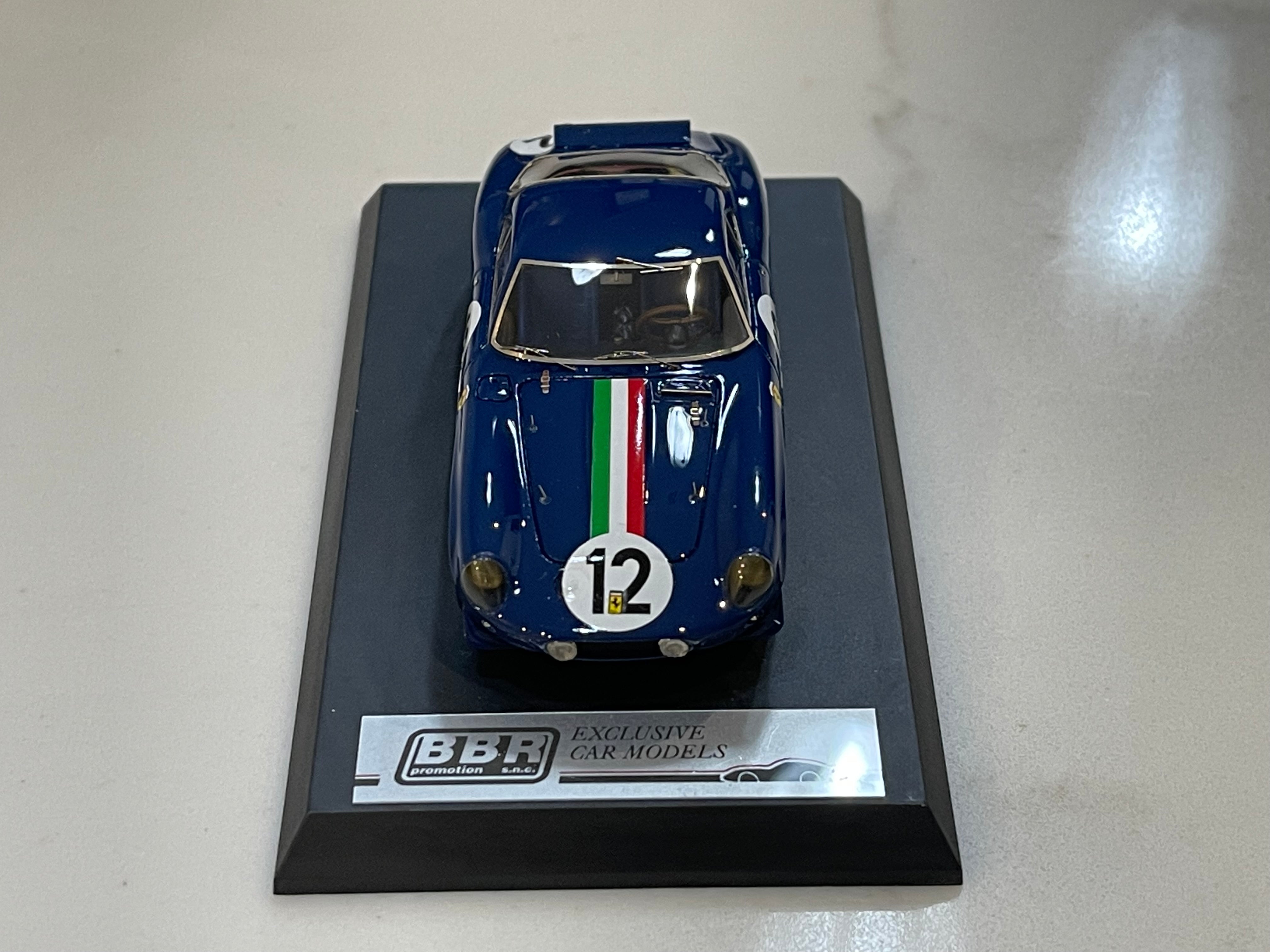 BBR 1/43 Ferrari 250 GT Sperimentale 24 Hours Le Mans 1961 Blue No. 12 BBR48B