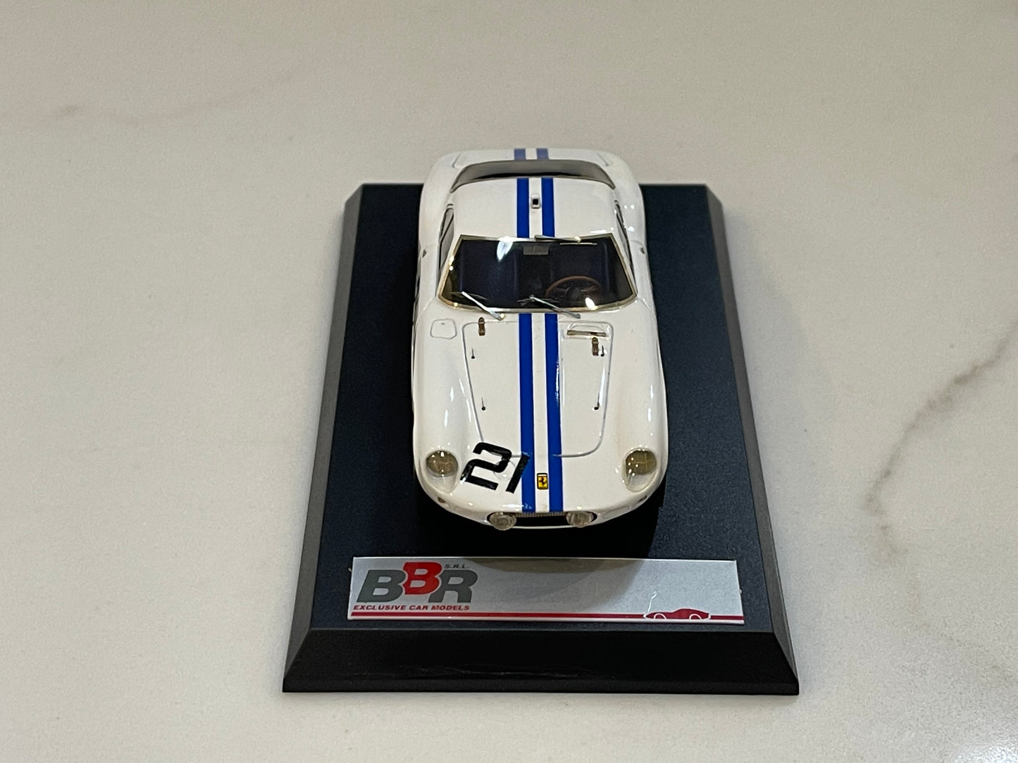 BBR 1/43 Ferrari 250 GT Sperimentale 24 Hours Le Mans 1962 White No. 21 BBR48C