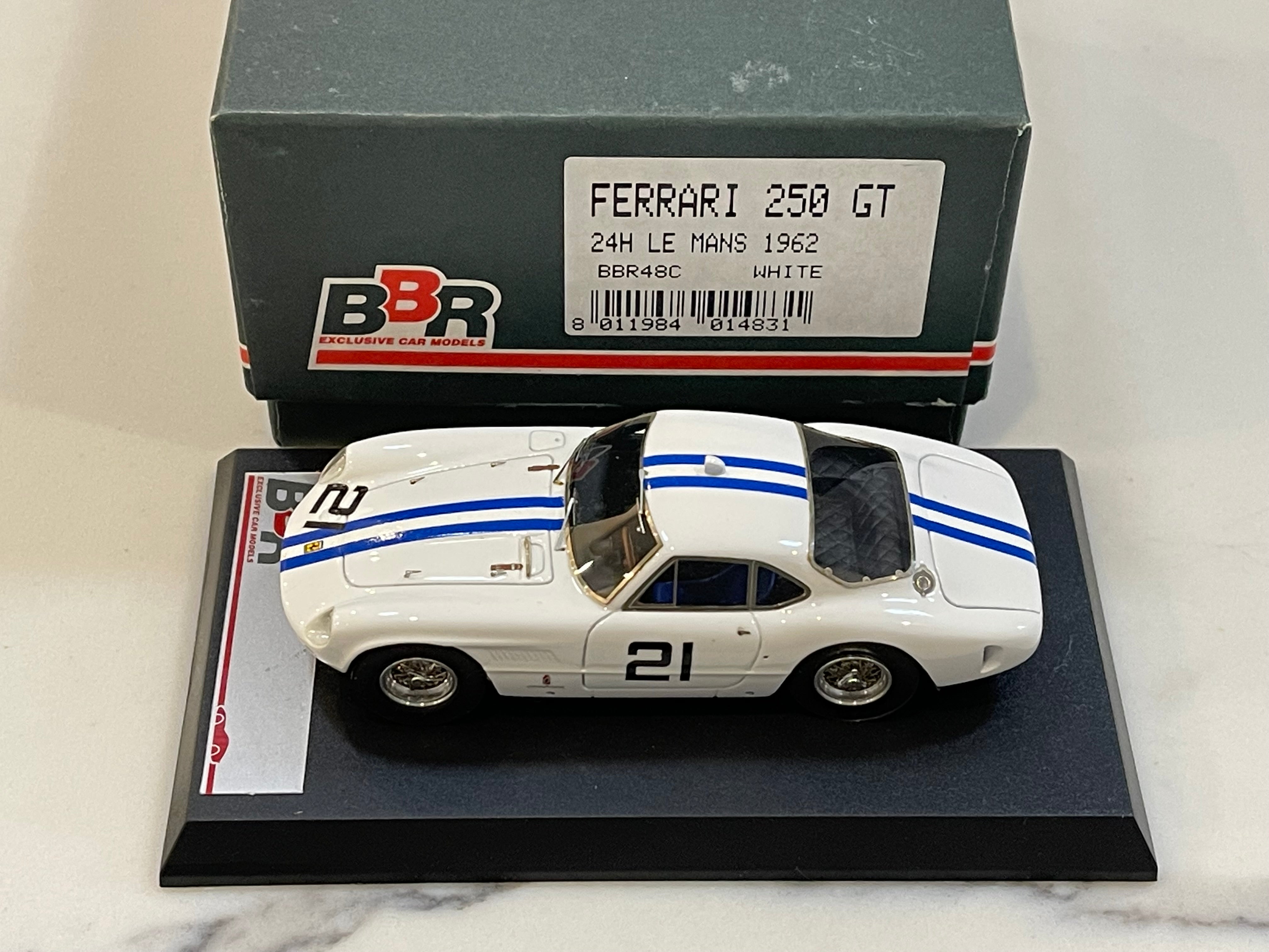 BBR 1/43 Ferrari 250 GT Sperimentale 24 Hours Le Mans 1962 White No 21 Bbr48c BBR 1/43 Ferrari 250 GT Sperimentale 24 Hours Le Mans 1962 White No 21 Bbr48c