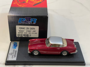 BBR 1/43 Ferrari 250 Europa Boano 1957 Dark Red/Silver BBR50F