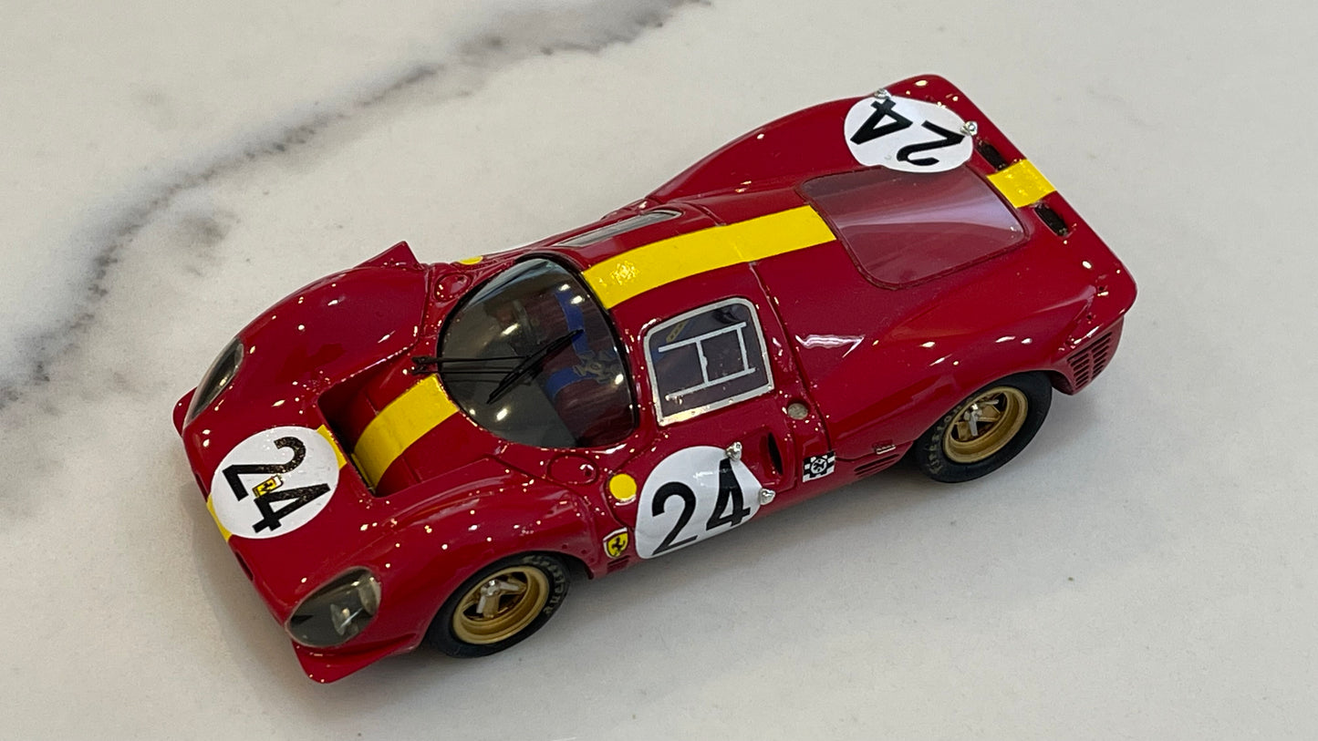 BBR 1/43 Ferrari 330 P3/4 24 Hours Le Mans 1967 Red No. 24 BBR63A