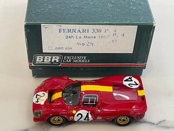 BBR 1/43 Ferrari 330 P3/4 24 Hours Le Mans 1967 Red No. 24