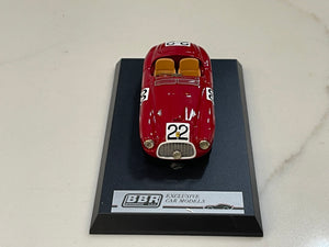 BBR 1/43 Ferrari 166 MM 24 Hours Le Mans 1949 Dark Red No. 22 BBR68A