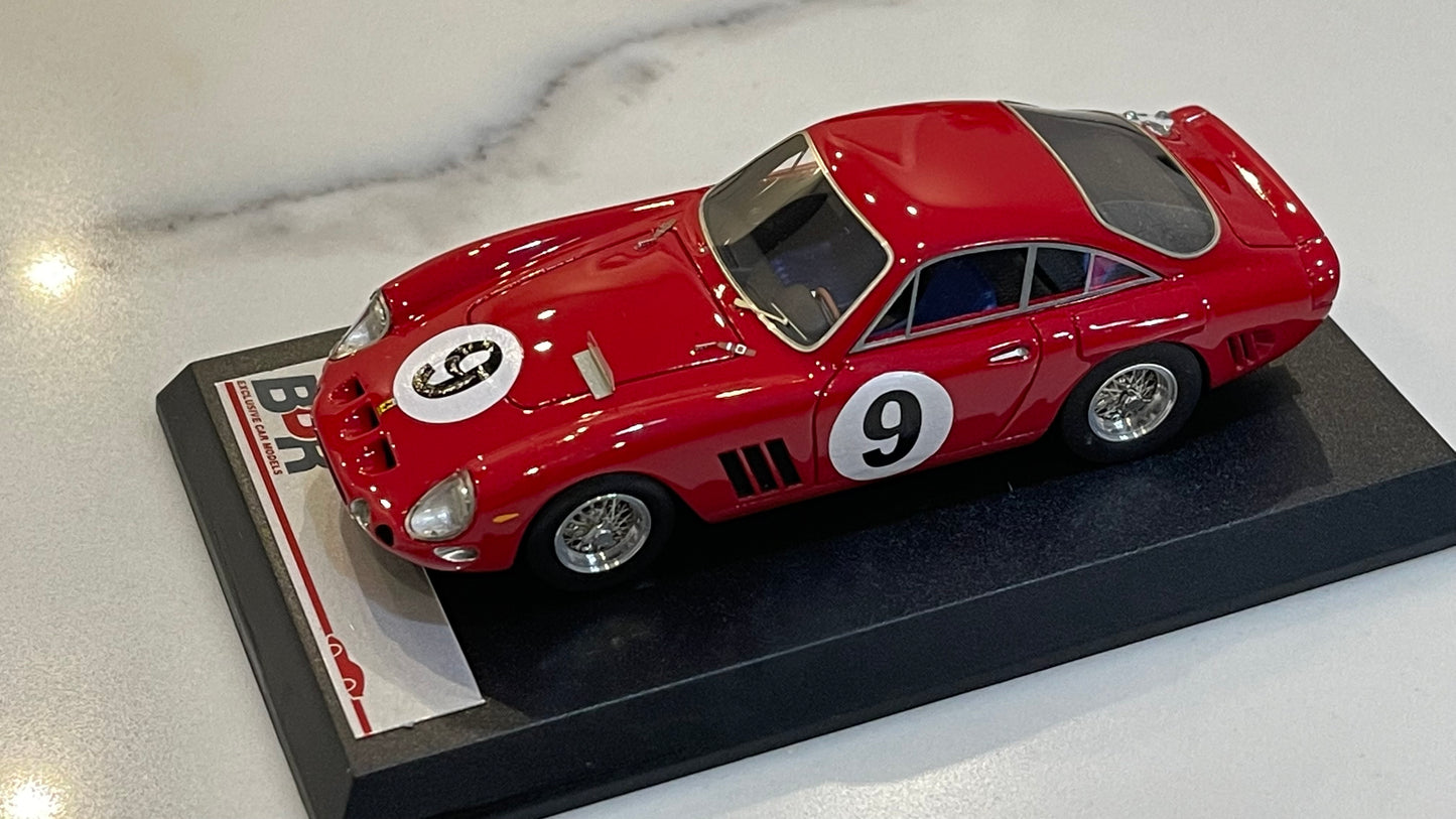 BBR 1/43 Ferrari 330 LMB 24 Hours Le Mans 1963 Red No. 9 BBR77B