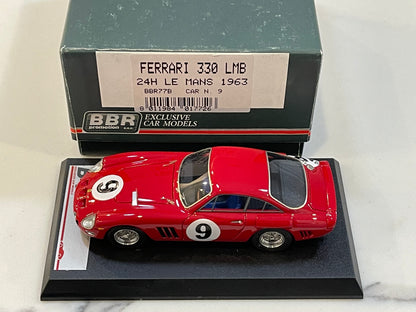 BBR 1/43 Ferrari 330 LMB 24 Hours Le Mans 1963 Red No. 9 BBR77B