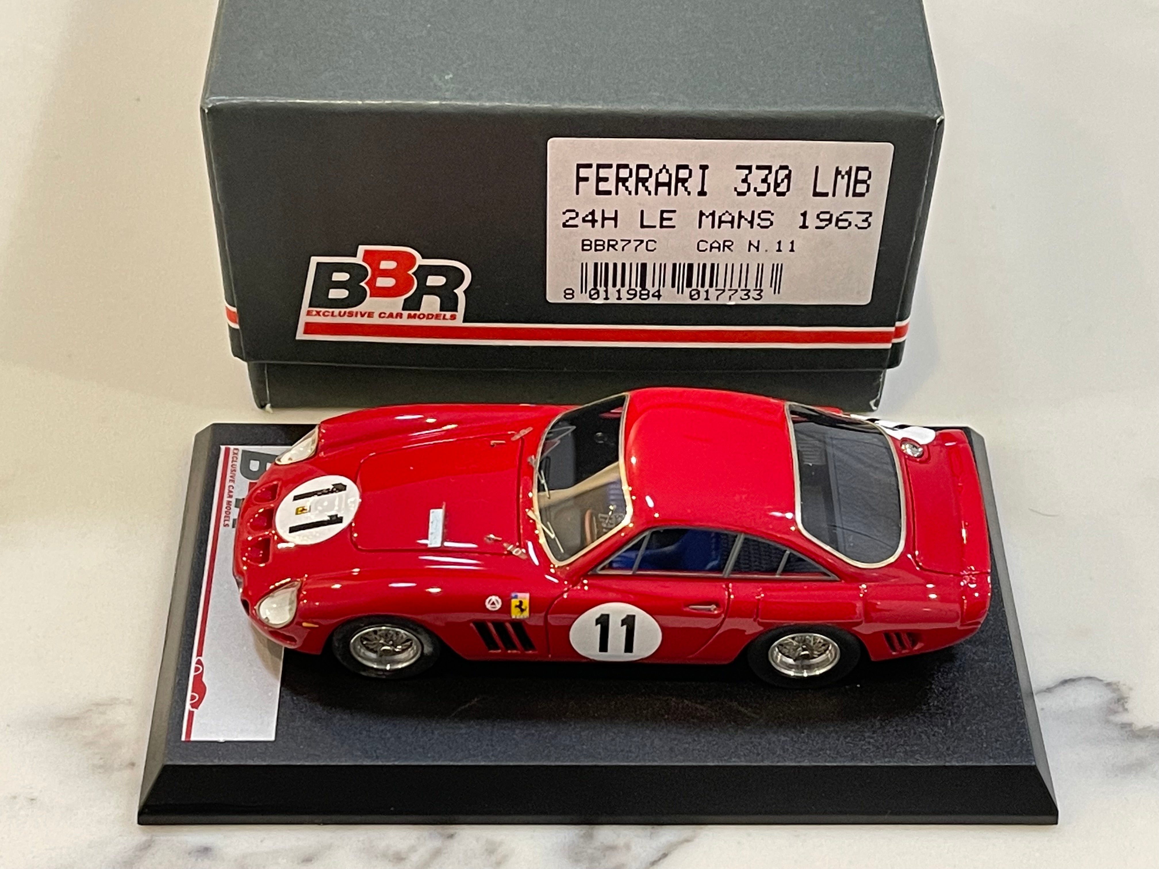 BBR 1/43 Ferrari 330 LMB 24 Hours Le Mans 1963 Red No. 11 BBR77C 