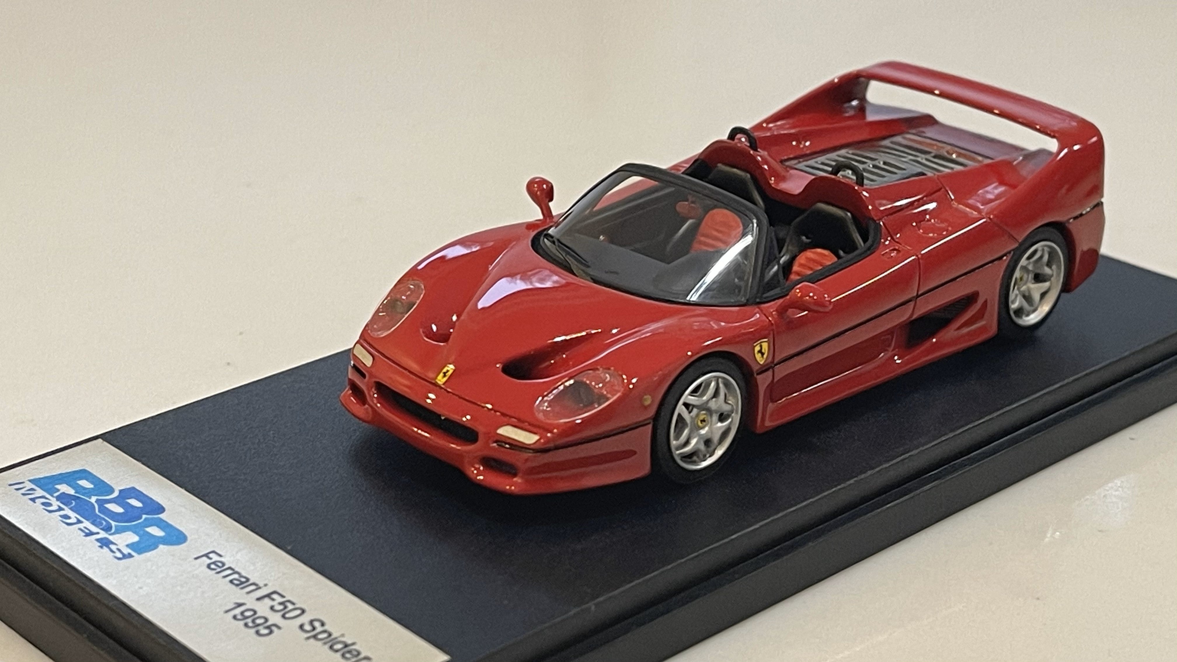 1/43 BBR フェラーリ F50 スパイダー 1995 ミニカー レッド | domcheffoundue.com.br - 自動車