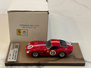 BBR 1/43 Ferrari 250 GTO 24 Hours Le Mans 1962 Red No. 19 BC09