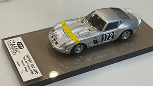 BBR 1/43 Ferrari 250 GTO Tour de France 1962 Silver No. 172 BC19