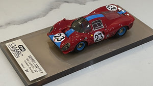 BBR 1/43 Ferrari 330 P3/4 24 Hours Le Mans 1967 Red No. 23 BC21