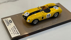 BBR 1/43 Ferrari 290 MM 24 Hours Le Mans 1957 Yellow No. 11 BC23