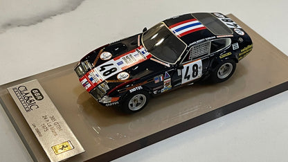 BBR 1/43 Ferrari 365 GTB4 24 Hours Le Mans 1975 Dark Blue No. 48 BC43
