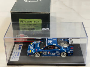 BBR 1/43 Ferrari F40 24 Hours Le Mans 1995 Blue No. 34 BG111