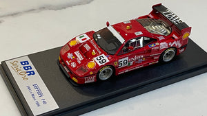 BBR 1/43 Ferrari F40 24 Hours Le Mans 1996 Red No. 59 BG113