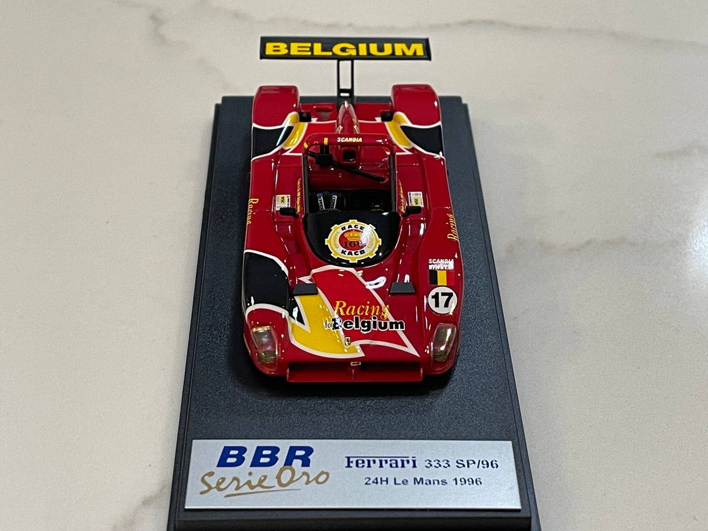BBR 1/43 Ferrari 333 SP/96 24 Hours Le Mans 1996 Red No. 17 BG122