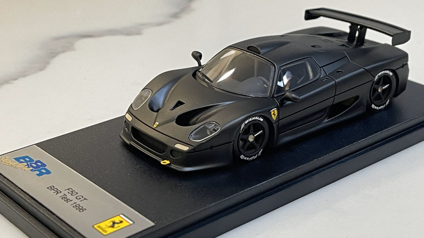 BBR 1/43 Ferrari F50 GT Test 1996 Matt Black BG125BLK