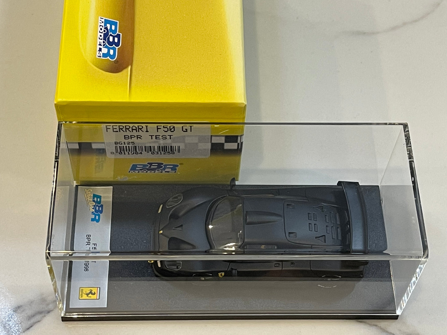 BBR 1/43 Ferrari F50 GT Test 1996 Matt Black BG125BLK