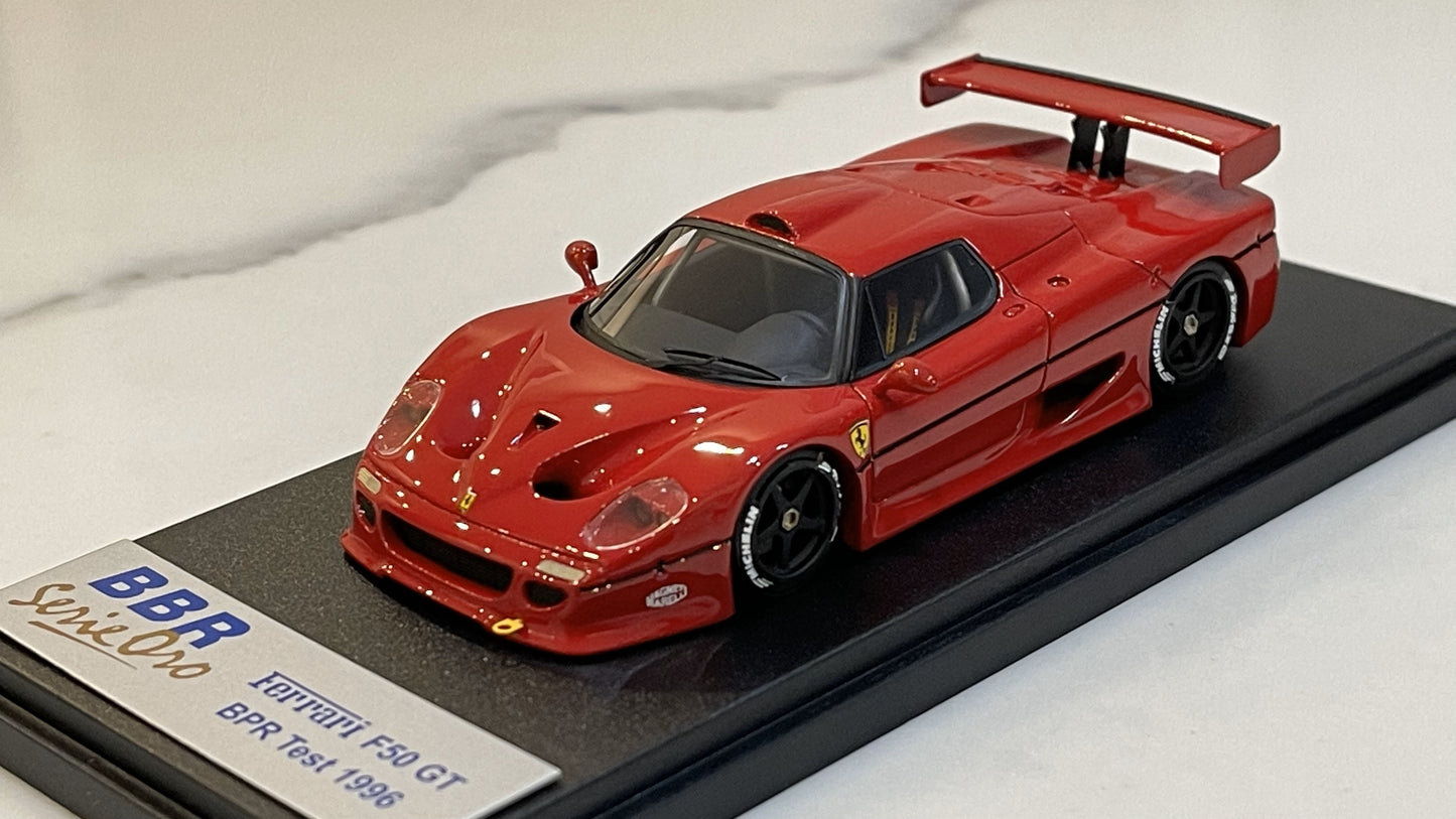 BBR 1/43 Ferrari F50 GT Test 1996 Red BG125RED