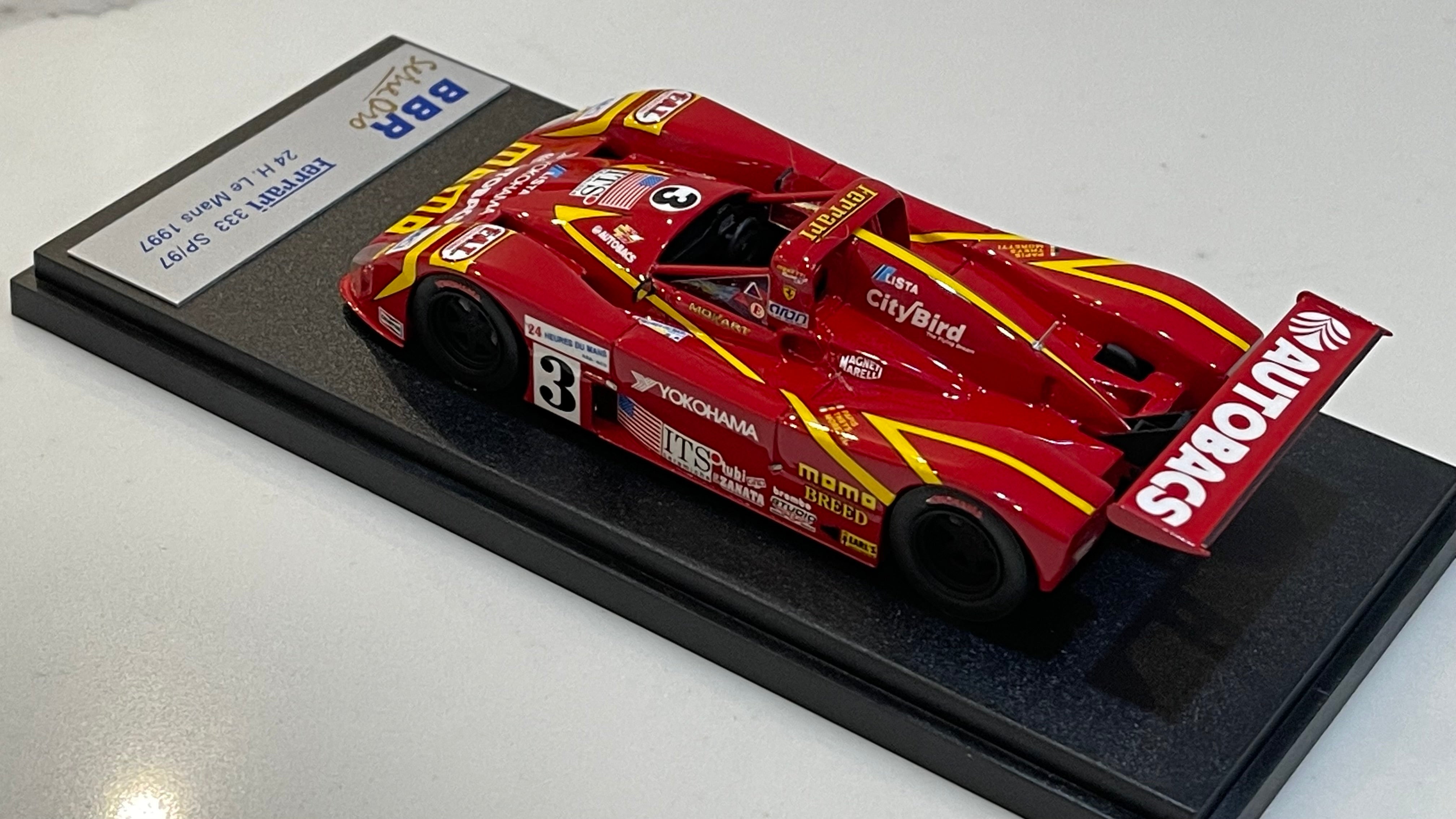 BBR 1/43 Ferrari 333 SP/97 24 Hours Le Mans 1997 Red No. 3 BG135