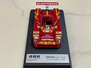 BBR 1/43 Ferrari 333 SP/97 24 Hours Le Mans 1997 Red No. 3 BG135