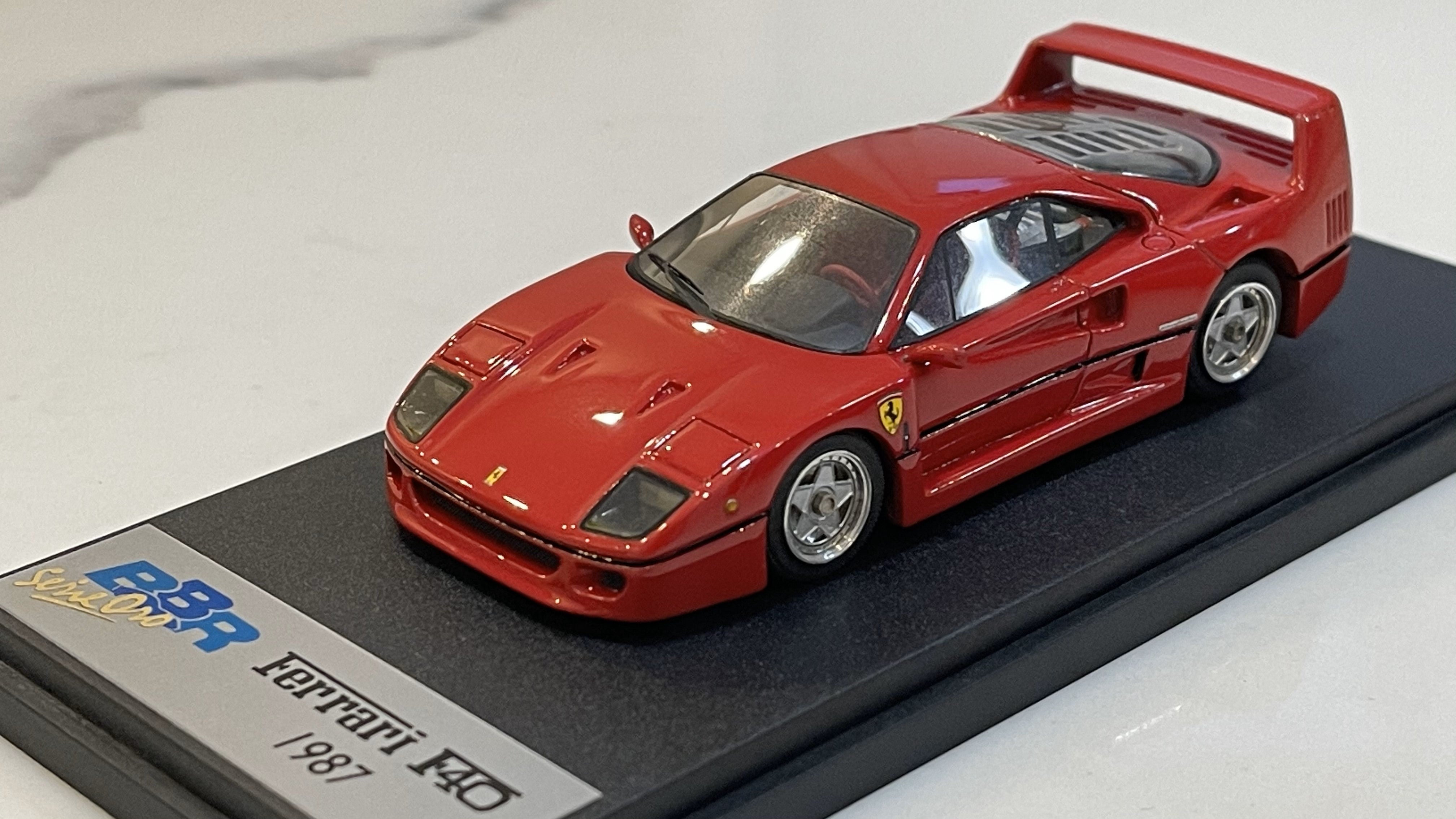 定番正規品☆絶版*世界20台*BBR*1/43*1987 Ferrari F40 LM パールホワイト*フェラーリ≠MR BBR