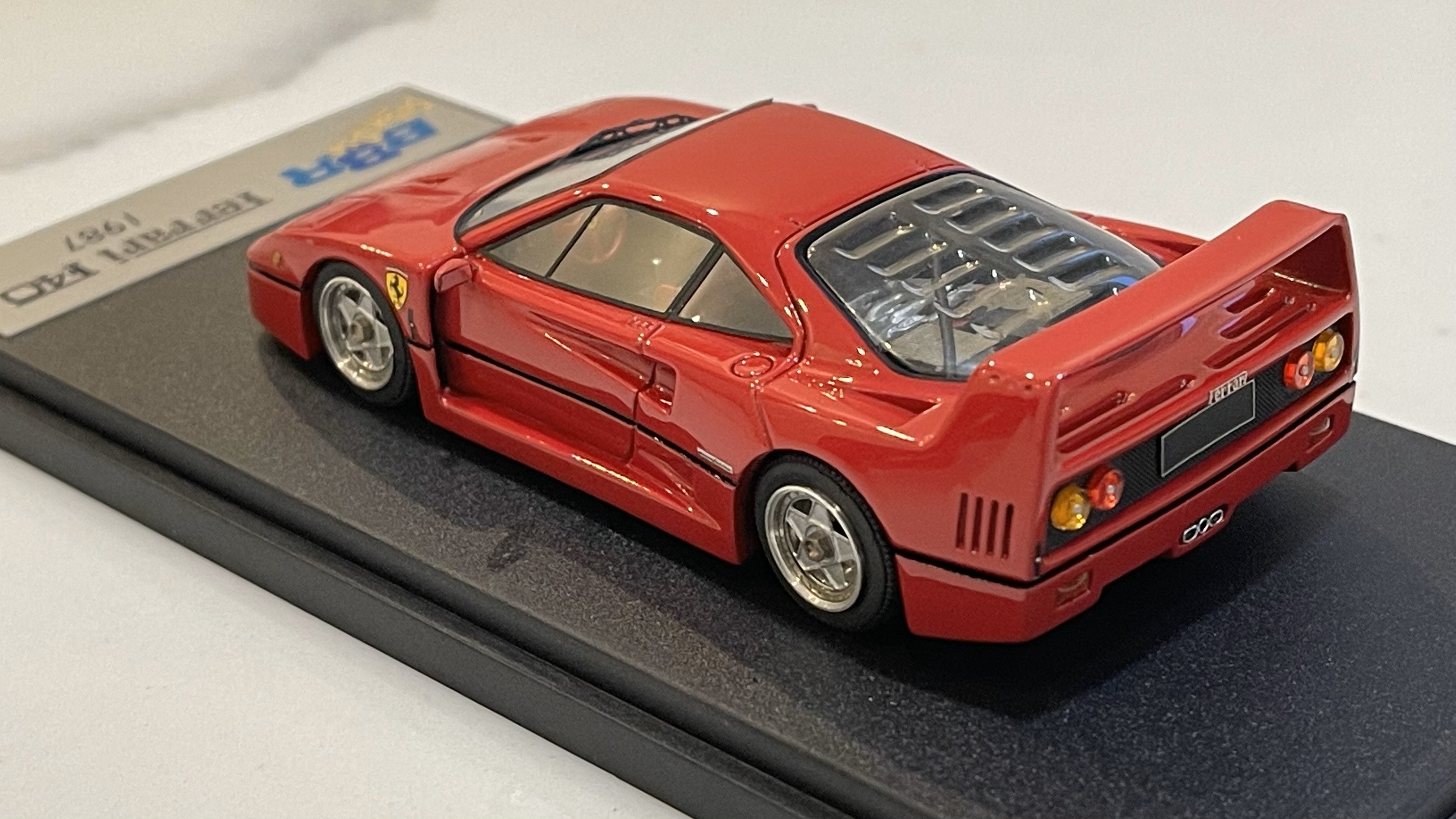 BBR 1/43 Ferrari F40 Street 1987 Red BG140 – Paddock Collection