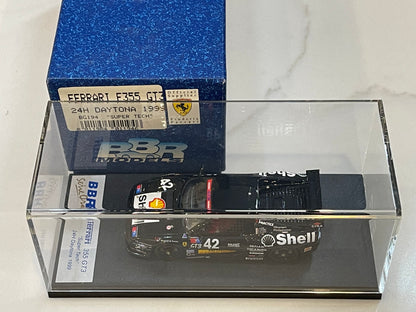 BBR 1/43 Ferrari F355 GT3 24 Hours Daytona 1999 Black No. 77 BG194