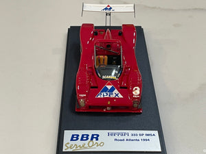 BBR 1/43 Ferrari 333 SP IMSA Road Atlanta 1994 Red No. 3 BG46 