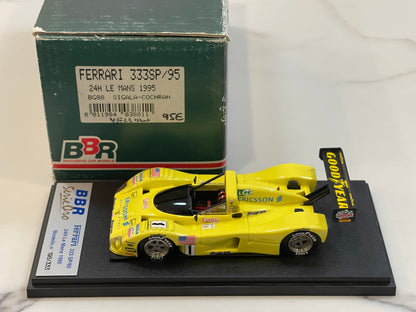 BBR 1/43 Ferrari 333 SP/95 24 Hours Le Mans 1995 Yellow No. 1 BG88