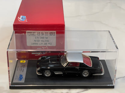 BBR 1/43 Ferrari 410 SA Series III 1449SA Peter Kalikow Black/Silver CAR04A