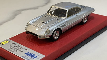 BBR 1/43 Ferrari 250 GT Speciale 2429GT Peter Sachs 1961 Silver CAR28BLB