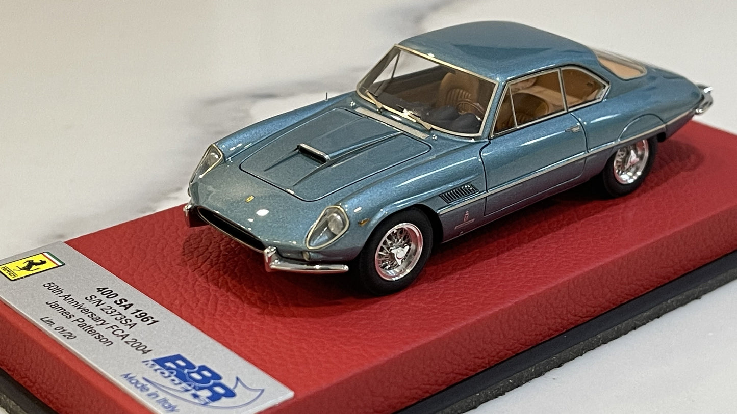 BBR 1/43 Ferrari 400 Superamerica 2373SA 1960 Met. Green CAR28DLB