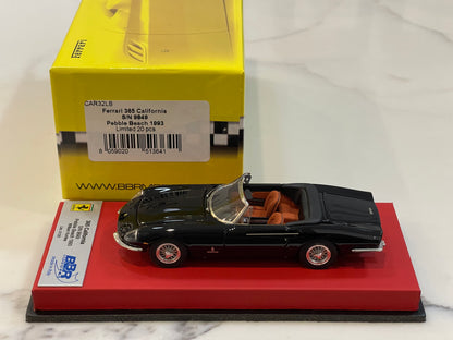 BBR 1/43 Ferrari 365 California 1967 Black CAR32LB