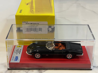 BBR 1/43 Ferrari 365 California 1967 Black CAR32LB