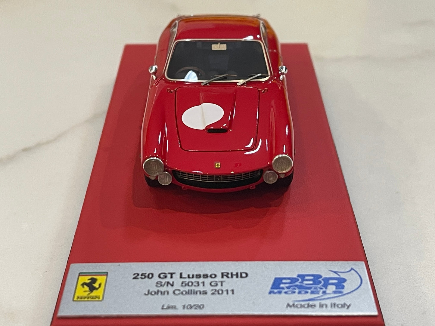 BBR 1/43 Ferrari 250 GT Lusso RHD 5031GT 1963 Red CAR41D1LB