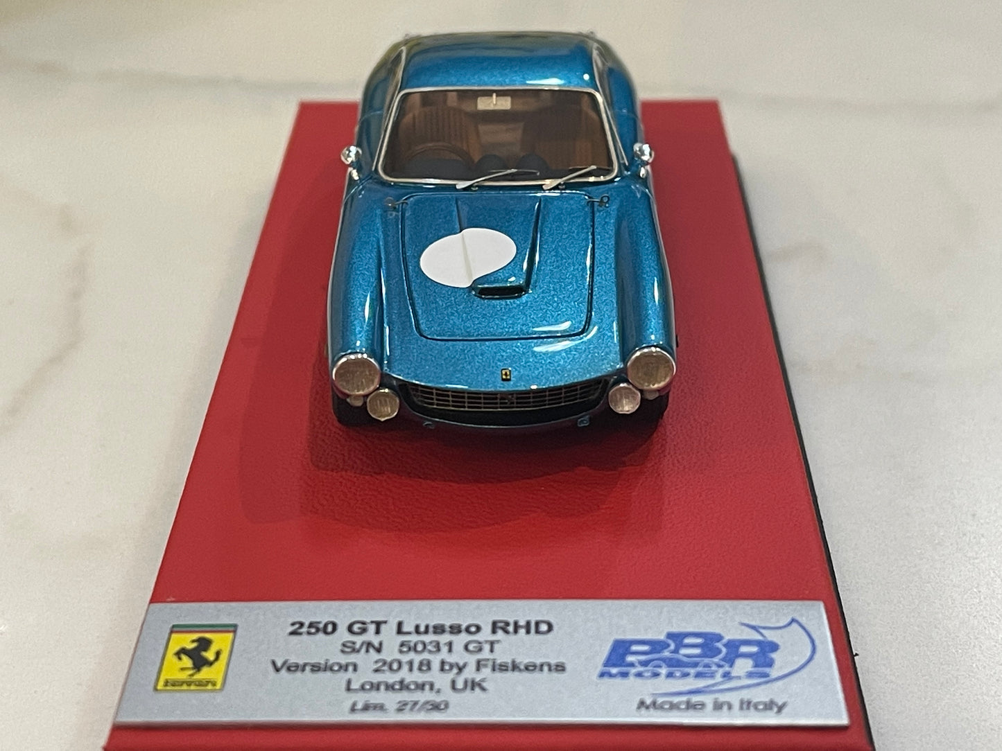 BBR 1/43 Ferrari 250 GT Lusso RHD 5031GT 1963 Met. Blue CAR41DLB