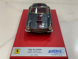 BBR 1/43 Ferrari 250 GT SWB 2335GT Eric Clapton 1960 Dark Grey CAR43LB