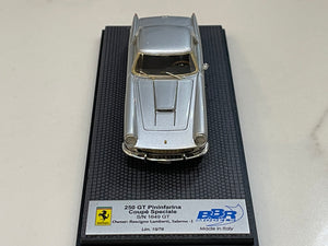 BBR 1/43 Ferrari 250 GT Pininfarina Coupe 1649GT 1960 Silver CAR44B