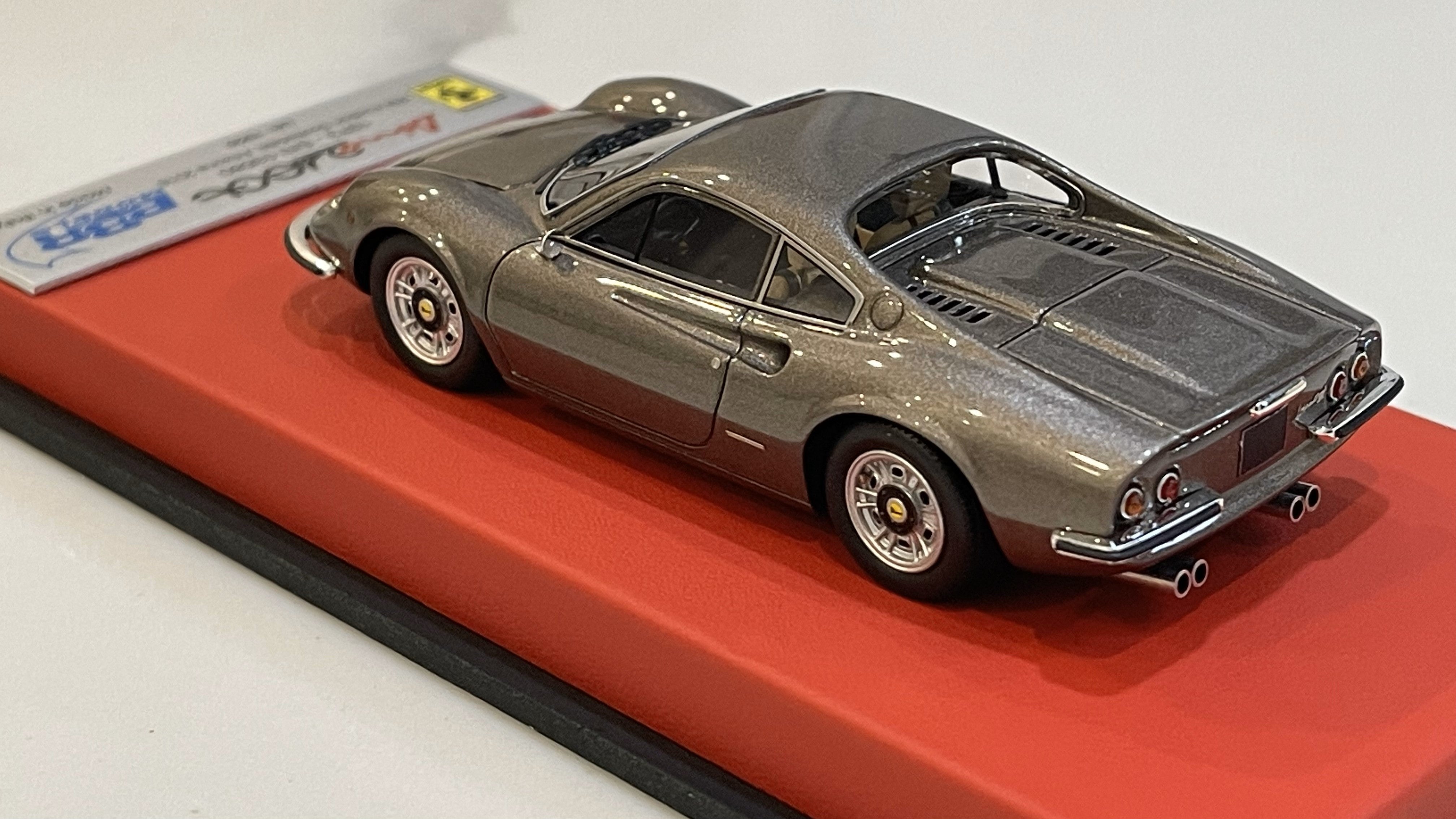 BBR 1/43 Ferrari Dino 246 GT 03580GT 1973 Met. Brown CAR47ALB