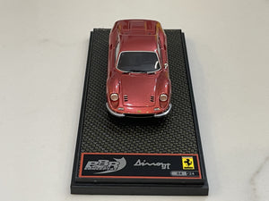 BBR 1/43 Ferrari Dino 246 GT 00522GT 1969 Met. Light Red CAR47C