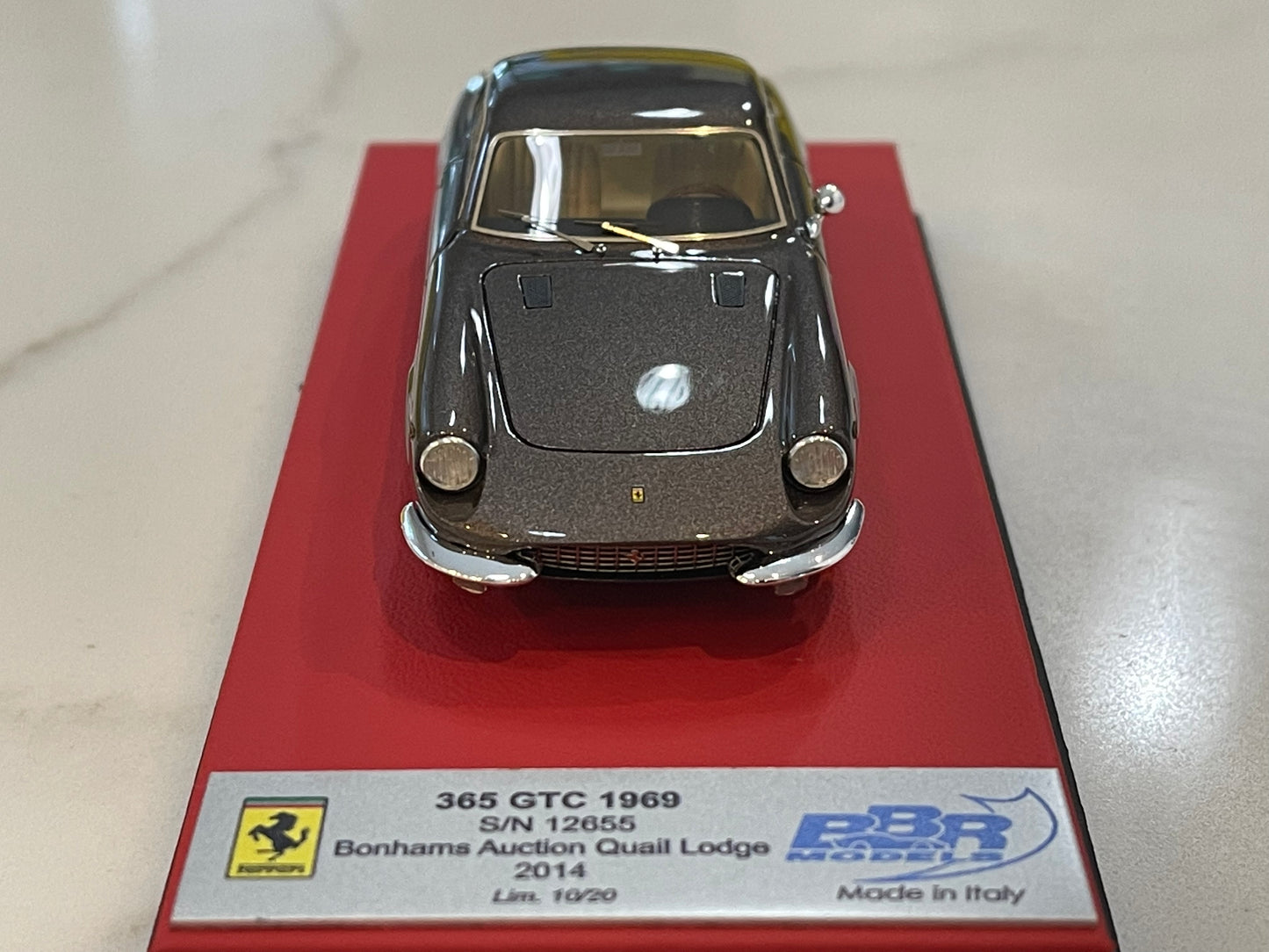 BBR 1/43 Ferrari 365 GTC 12655GT 1969 Met. Brown CAR54CLB