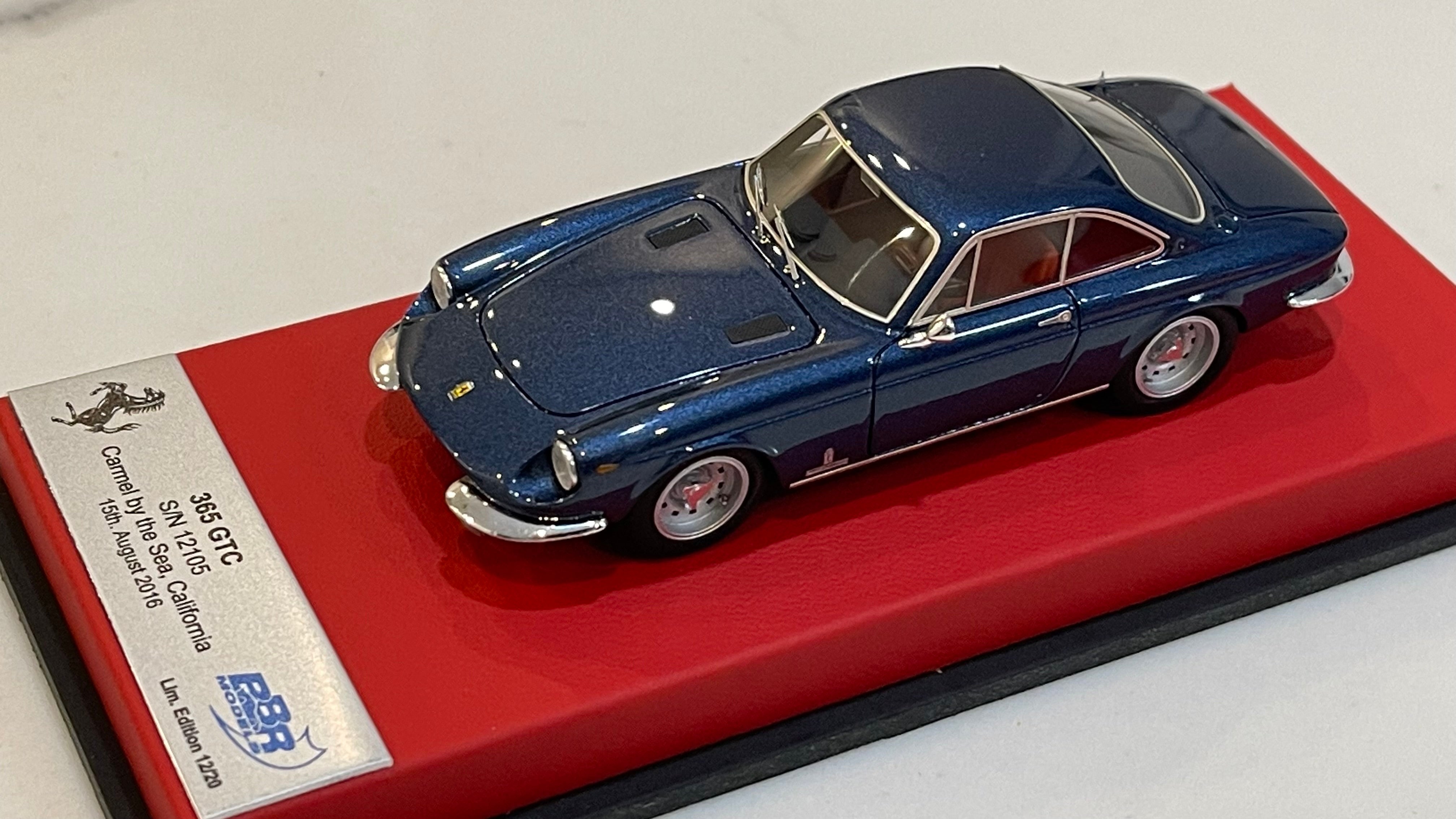 BBR 1/43 Ferrari 365 GTC 12105GT 1969 Met. Dark Blue CAR54FLB