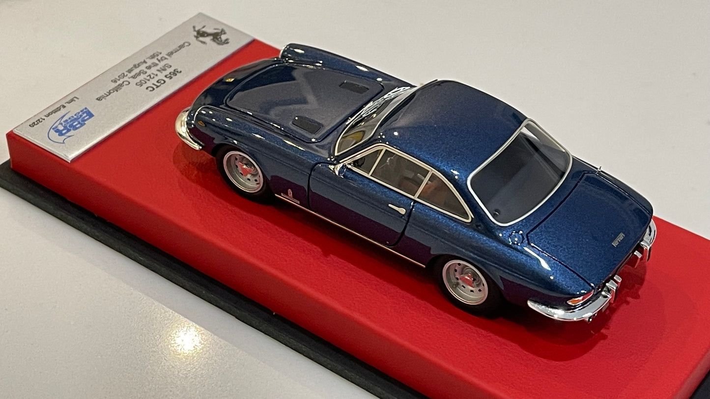 BBR 1/43 Ferrari 365 GTC 12105GT 1969 Met. Dark Blue CAR54FLB