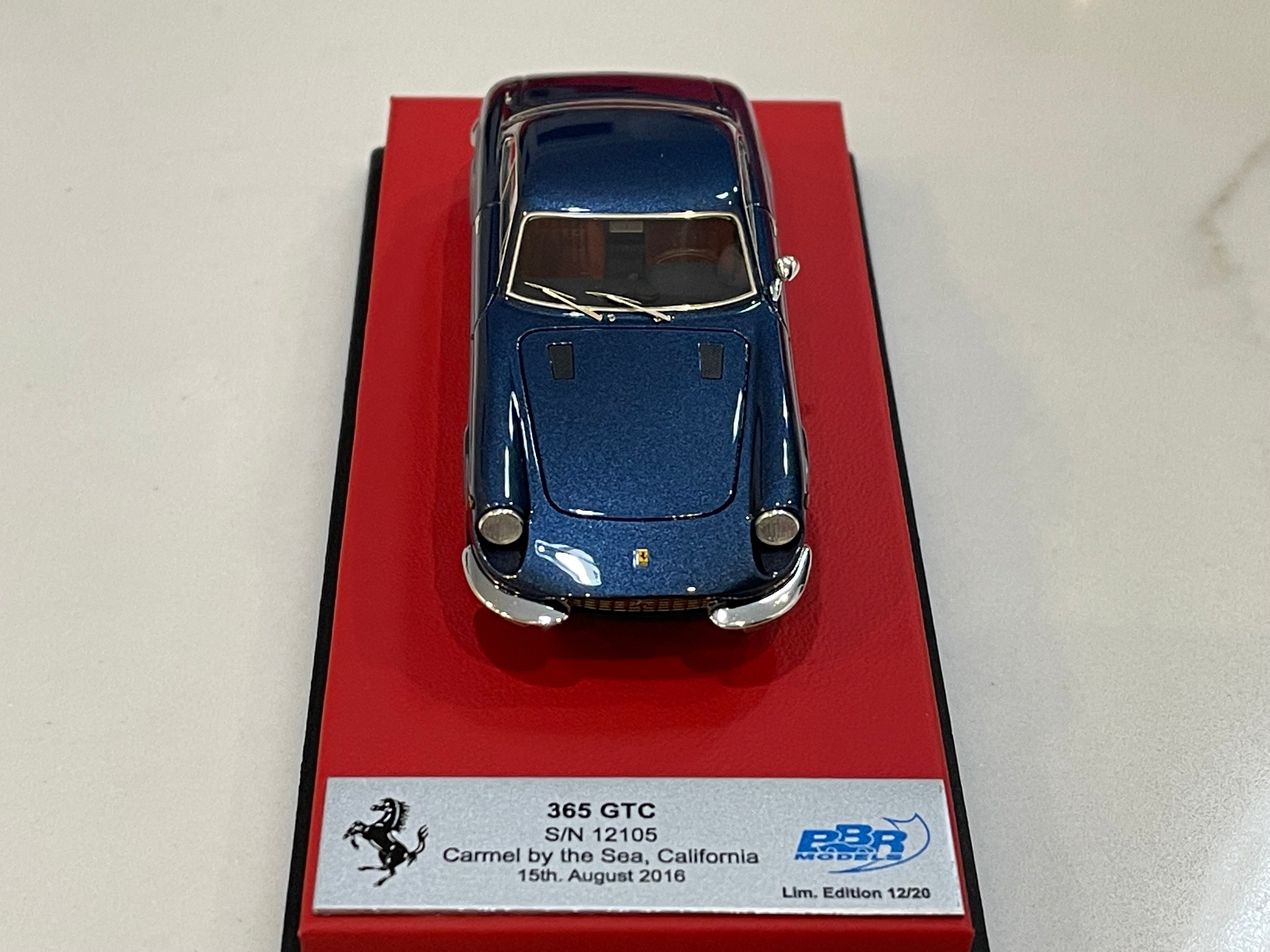 BBR 1/43 Ferrari 365 GTC 12105GT 1969 Met. Dark Blue CAR54FLB